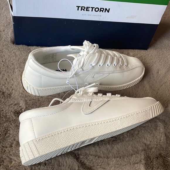 Tretorn - Women’s Leather Sneakers - Picture 3 of 8